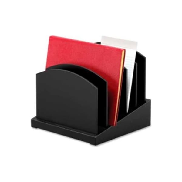 Victor Technology Victor Tech Incline File with 6 Dividers Black 86015 - main